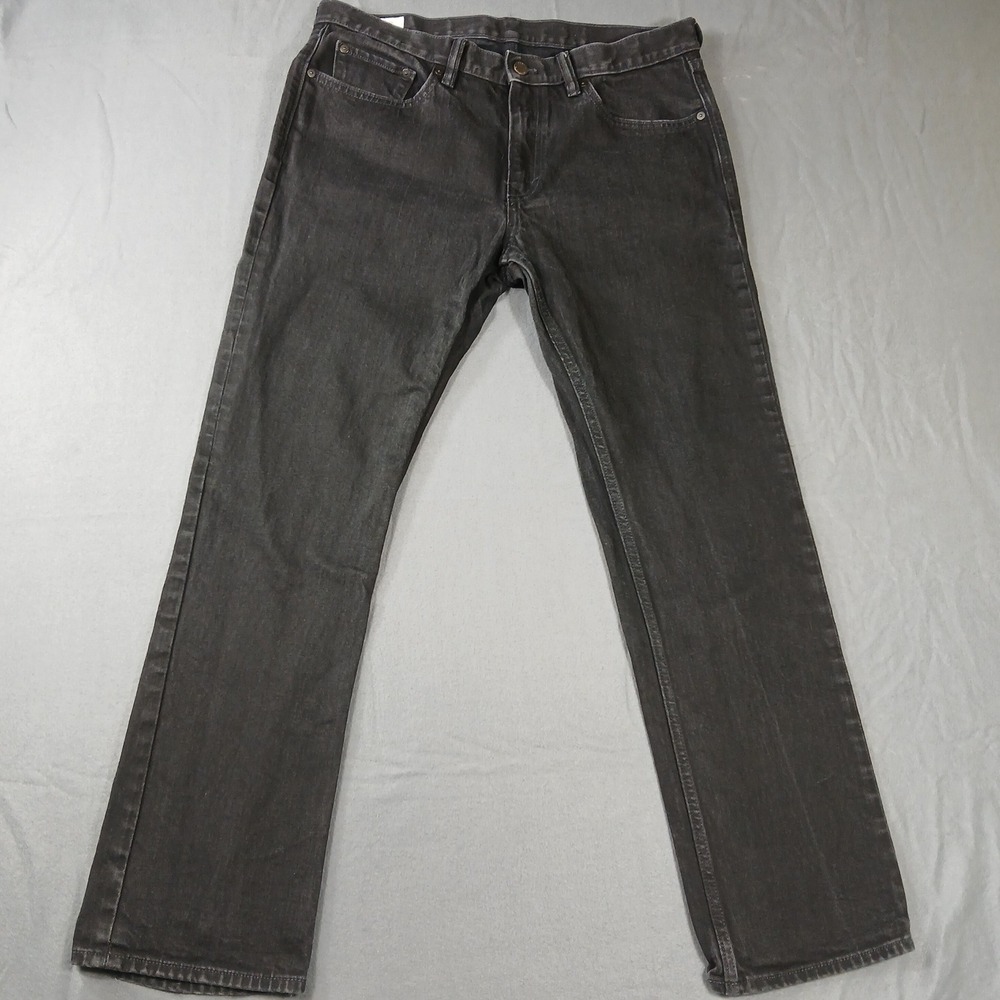 Banana Republic Slim Jeans Mens 34x30 Black Stretch Denim Pants
